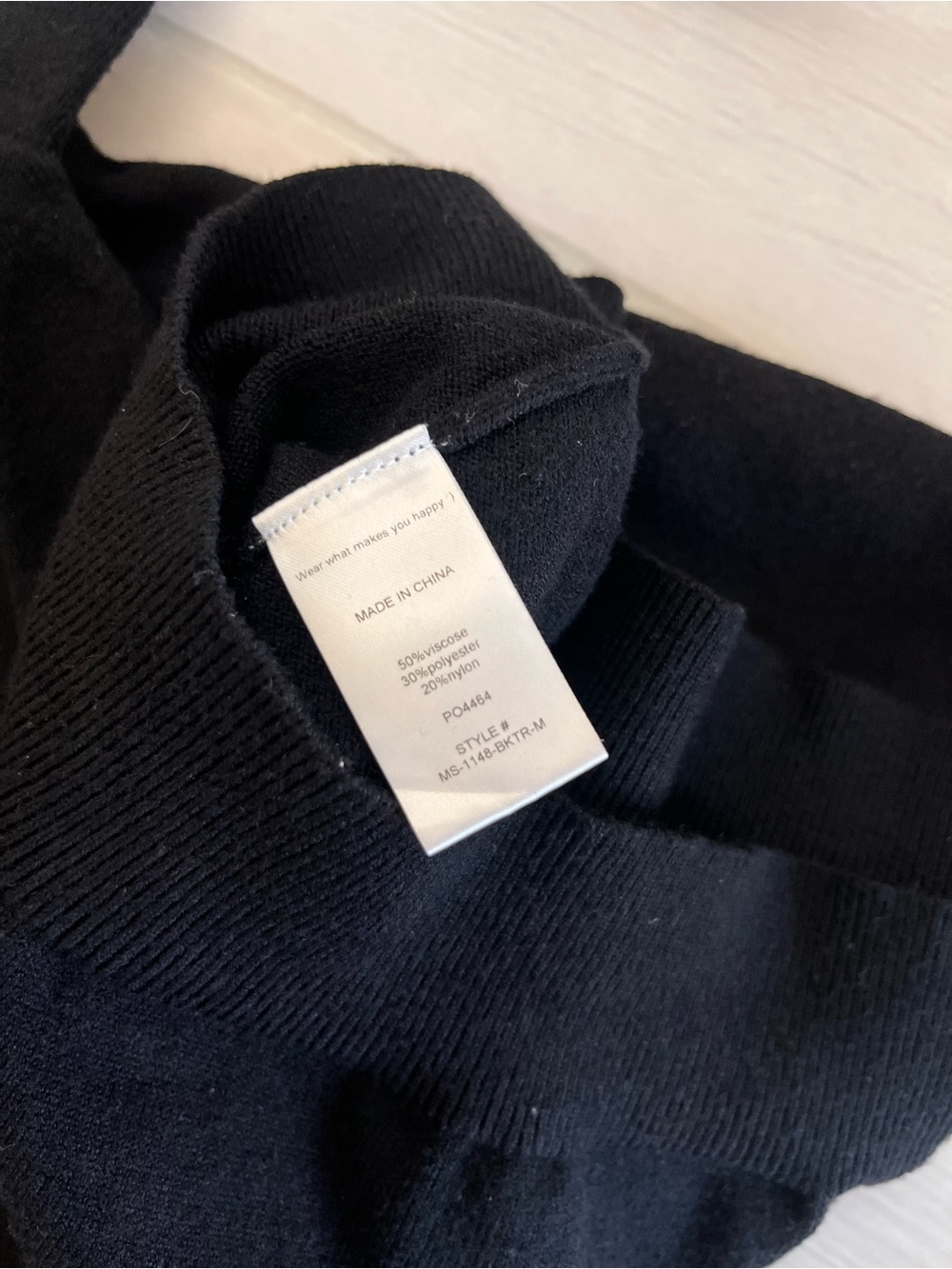 Lala Black Crewneck Sweater with Tiger Embroidery - Picture 5 of 8